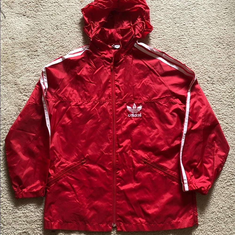 Vintage adidas windbreaker size XL (mens S-M)